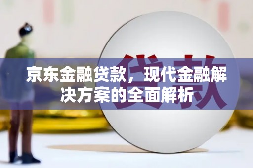 安定京东金融贷款，现代金融解决方案的全面解析