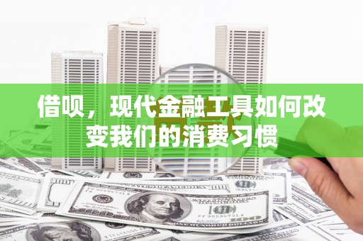 澄城借呗，现代金融工具如何改变我们的消费习惯