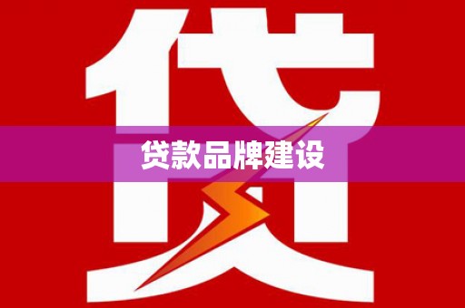 青神贷款品牌建设